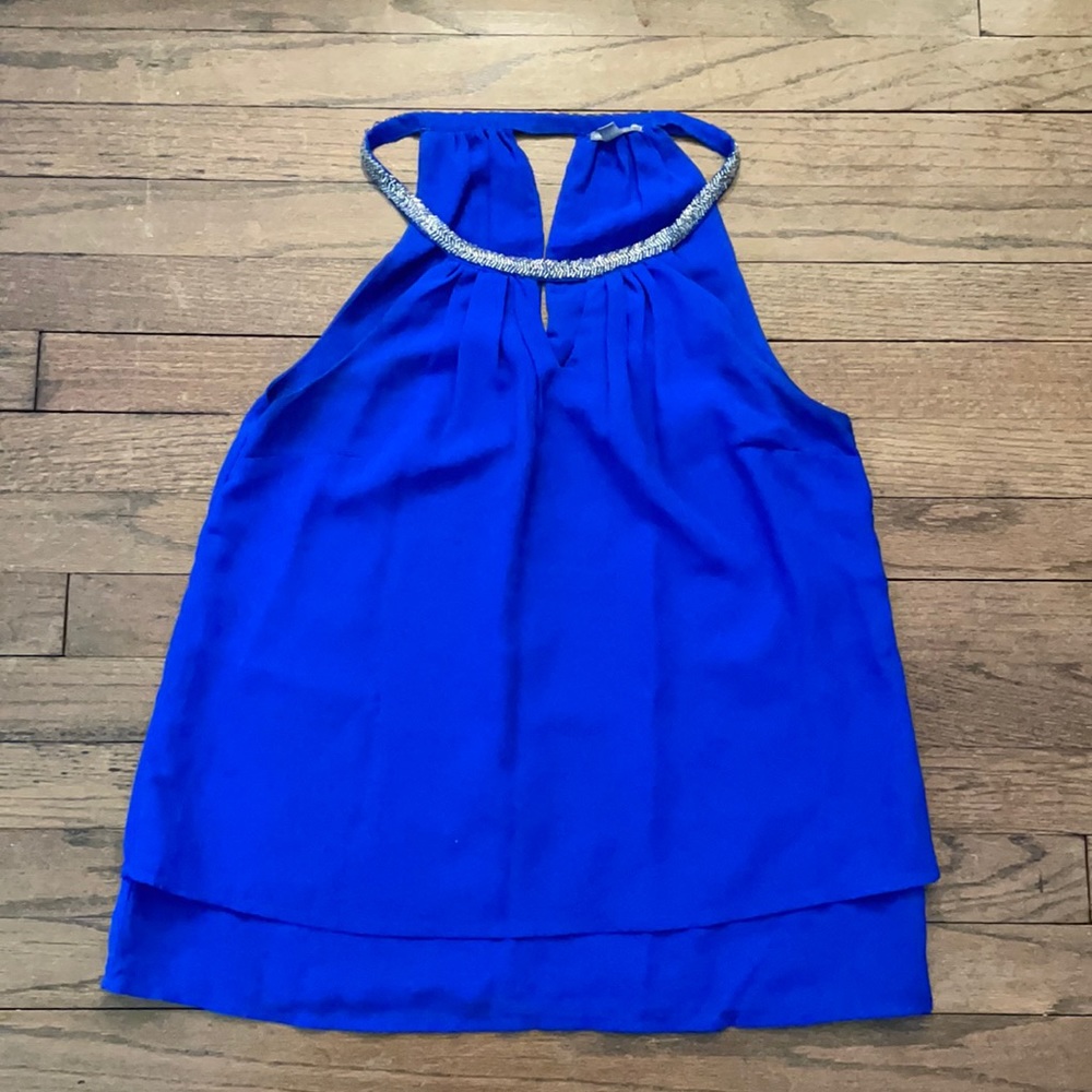 Beautiful Blue Charlotte Russe Dressy Top